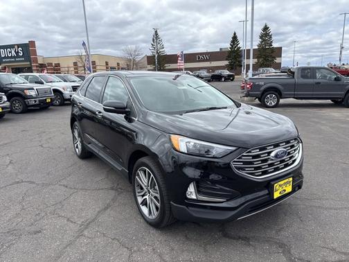 AGATE BLACK METALLIC 2023 Ford Edge TITANIUM
