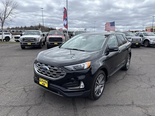 AGATE BLACK METALLIC 2023 Ford Edge TITANIUM