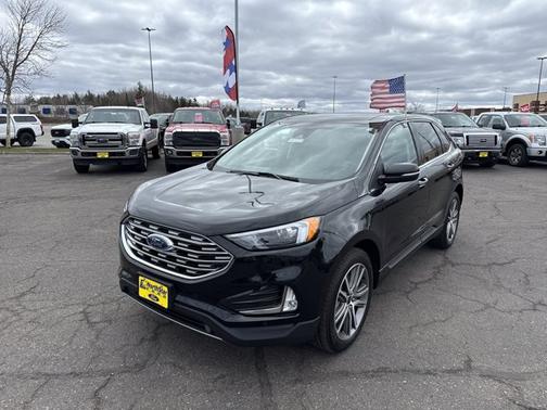AGATE BLACK METALLIC 2023 Ford Edge TITANIUM
