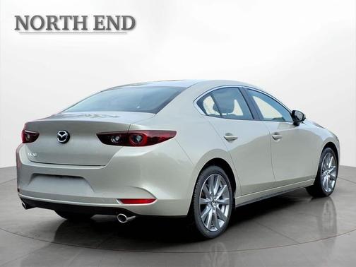 Platinum Quartz Metallic 2026 Mazda Mazda3 FWD w/Preferred Package