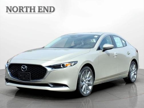 Platinum Quartz Metallic 2026 Mazda Mazda3 FWD w/Preferred Package