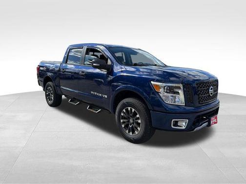 Deep Blue Pearl Metallic 2019 Nissan Titan PRO-4X