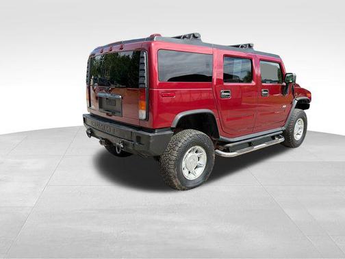 Red Metallic 2004 Hummer H2 Base
