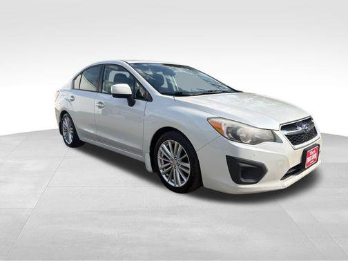 Satin White Pearl 2014 Subaru Impreza 2.0i Premium