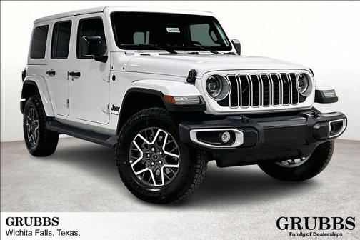 Bright White Clearcoat 2026 Jeep Wrangler 4-Door Sahara 4x4
