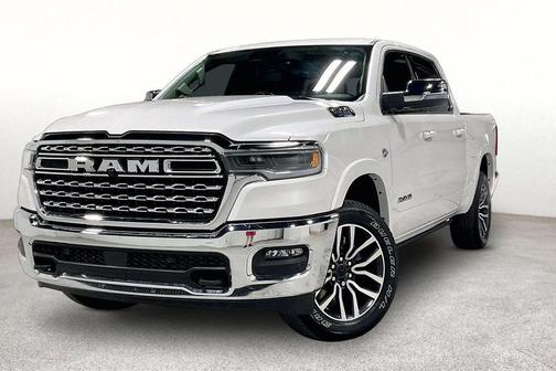Ivory White Tri-Coat Pearlcoat 2026 RAM 1500 Longhorn
