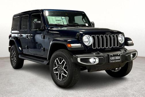 Fathom Blue Pearlcoat 2025 Jeep Wrangler 4-Door Sahara 4x4