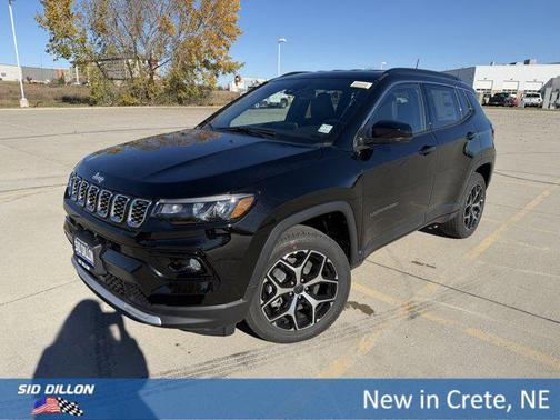 Diamond Black Crystal Pearlcoat 2026 Jeep Compass Limited SUV