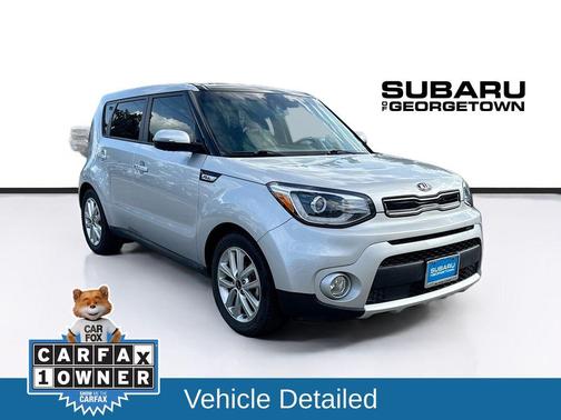 Bright Silver 2018 Kia Soul +