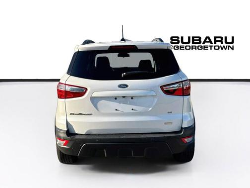 White Platinum Clearcoat Metallic 2018 Ford EcoSport SE