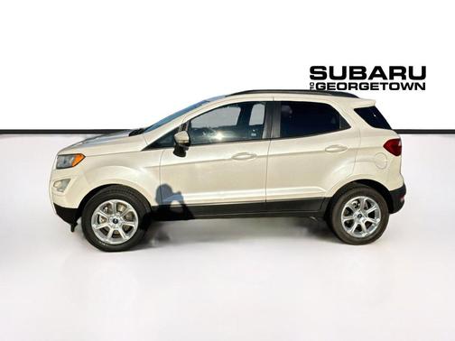 White Platinum Clearcoat Metallic 2018 Ford EcoSport SE