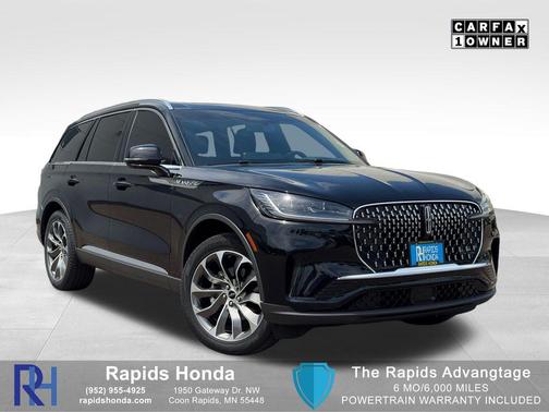 Infinite Black Metallic Clearcoat 2025 Lincoln Aviator Reserve AWD