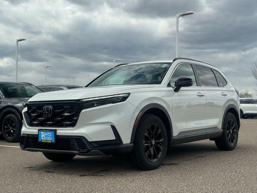 Platinum White Pearl 2024 Honda CR-V Hybrid Sport AWD