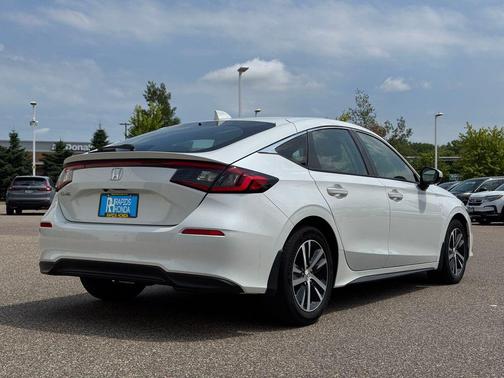 Platinum White Pearl 2023 Honda Civic LX