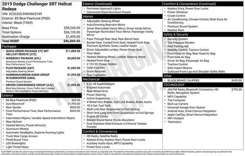 2019 Dodge Challenger SRT Hellcat