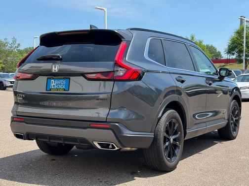 Gray 2025 Honda CR-V Hybrid Sport AWD