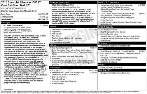 2016 Chevrolet Silverado 1500 1LT