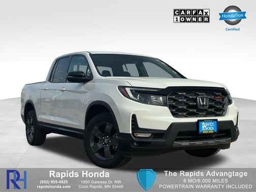 Platinum White 2026 Honda Ridgeline TrailSport