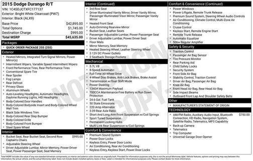 2015 Dodge Durango R/T