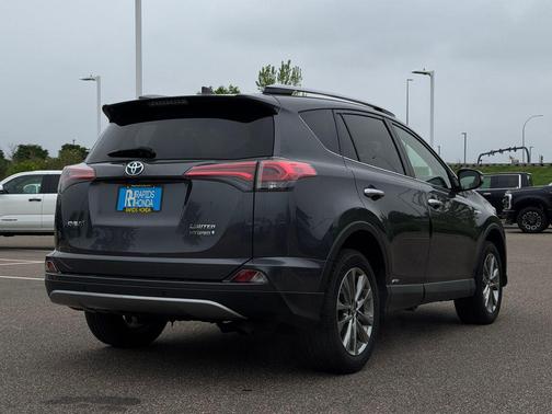 Galactic Aqua Mica 2017 Toyota RAV4 Hybrid Limited