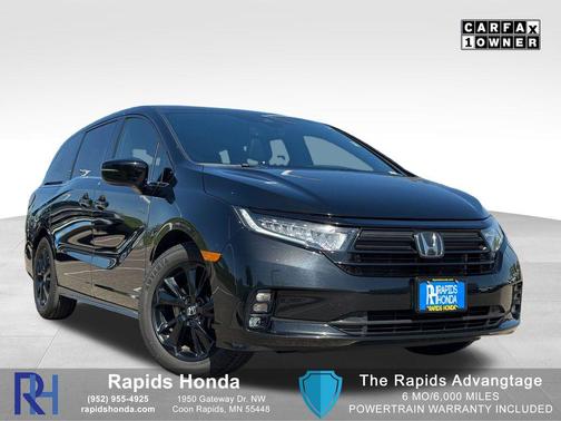 Crystal Black Pearl 2024 Honda Odyssey Sport