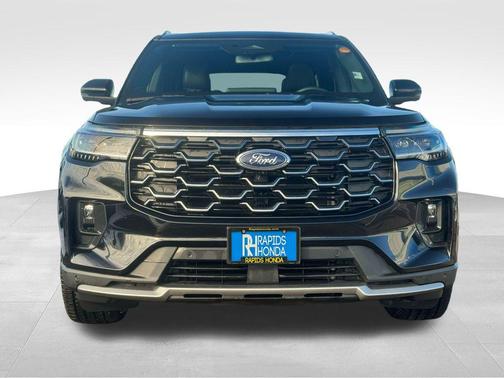 Agate Black Metallic 2025 Ford Explorer Platinum