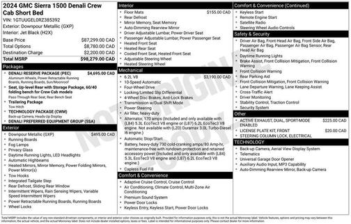Downpour Metallic 2024 GMC Sierra 1500 Denali