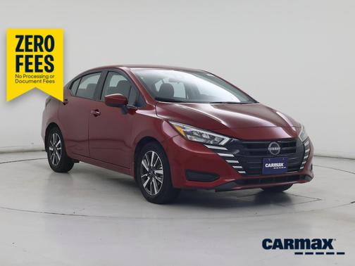 Red 2025 Nissan Versa SV