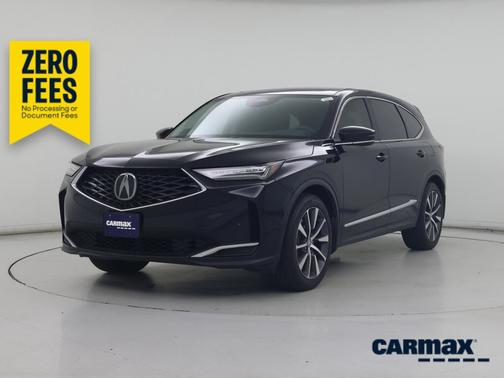 Black 2025 Acura MDX Technology