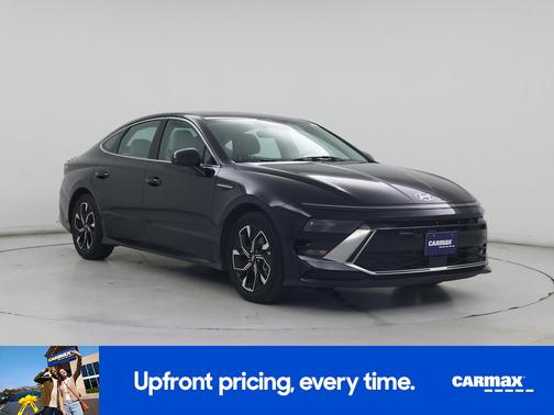 Black 2025 Hyundai SONATA SEL