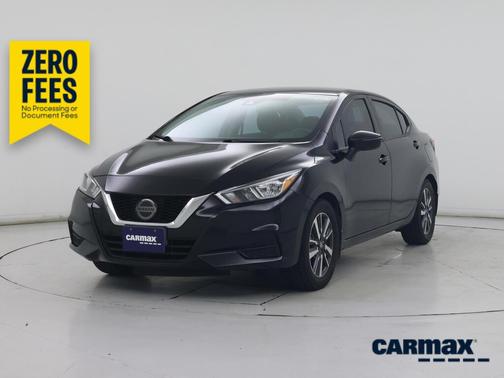 Black 2021 Nissan Versa SV