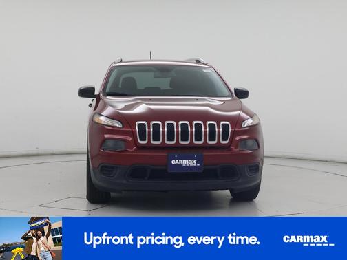 Red 2015 Jeep Cherokee Sport