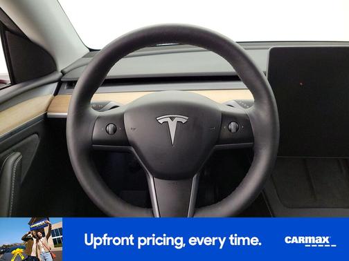 Red 2024 Tesla Model Y Long Range