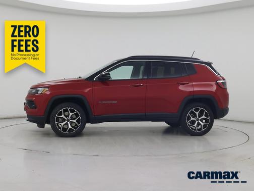 Red 2025 Jeep Compass Limited
