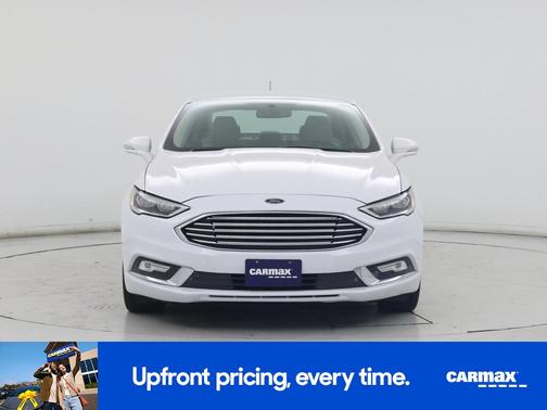 White 2018 Ford Fusion Hybrid Titanium