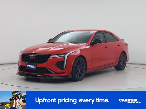 Red 2020 Cadillac CT4 V