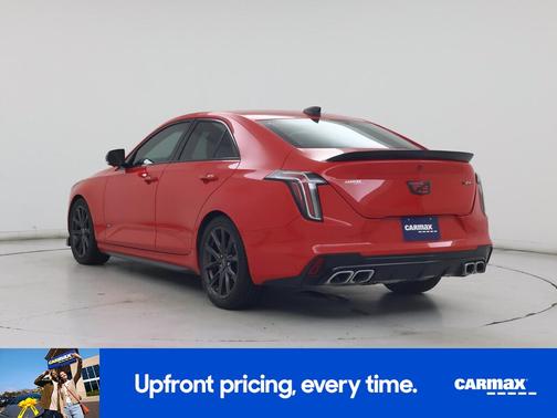 Red 2020 Cadillac CT4 V