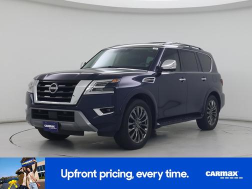 Blue 2023 Nissan Armada Platinum