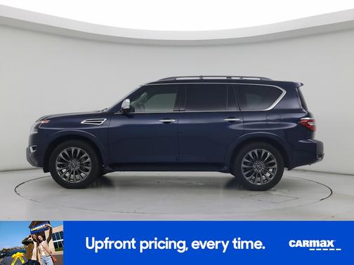 Blue 2023 Nissan Armada Platinum