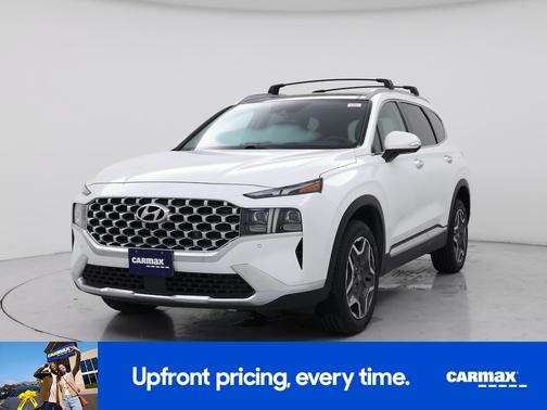 White 2022 Hyundai SANTA FE Limited