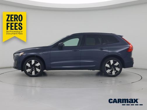 Blue 2024 Volvo XC60 Recharge Plug-In Hybrid T8 Plus Dark Theme