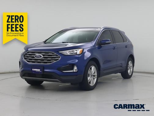 Blue 2020 Ford Edge SEL