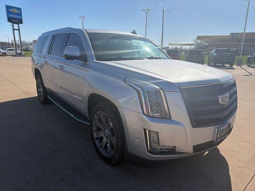 Radiant Silver Metallic 2017 Cadillac Escalade ESV Premium Luxury