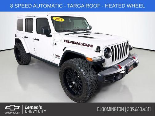 Bright White Clearcoat 2021 Jeep Wrangler Unlimited Rubicon