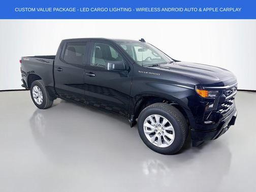 Black 2026 Chevrolet Silverado 1500 Custom