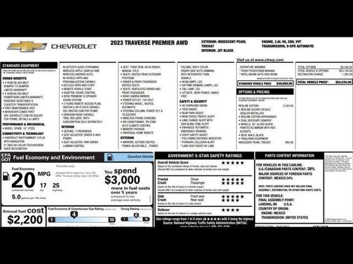 2023 Chevrolet Traverse Premier