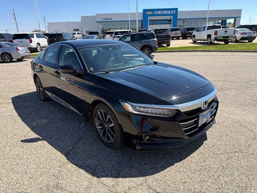 Crystal Black Pearl 2021 Honda Accord EX-L 1.5T