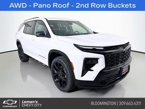 Polar White Tricoat 2026 Chevrolet Traverse RS