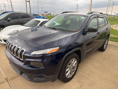 True Blue Pearlcoat 2015 Jeep Cherokee Sport