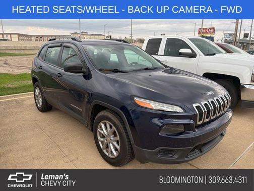 True Blue Pearlcoat 2015 Jeep Cherokee Sport